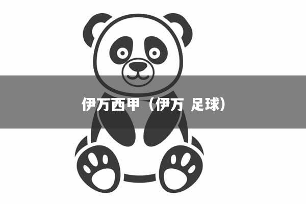 伊万西甲(伊万 足球)